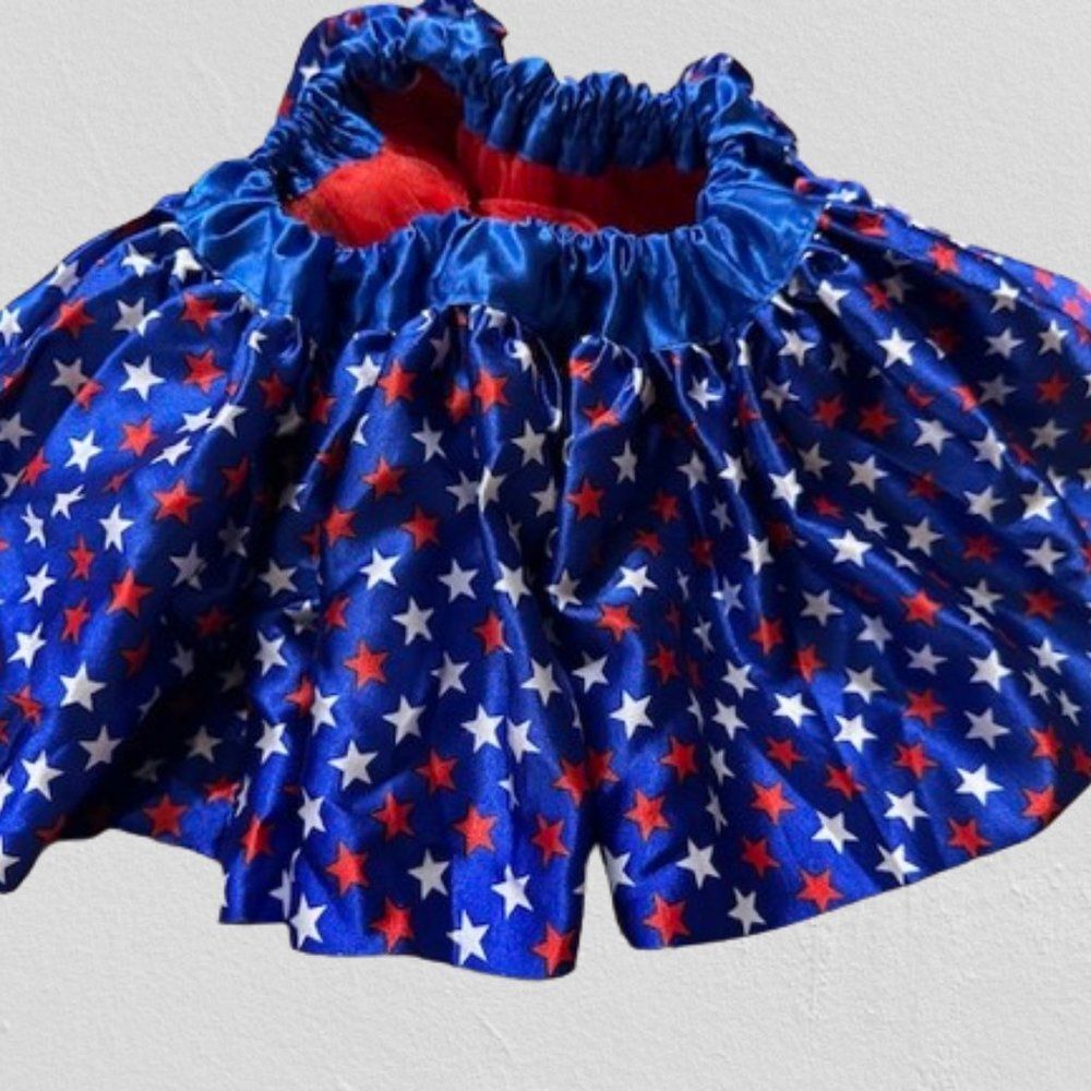 Star Print Satin Petti Skirt  STARSTN  NWT boutique
